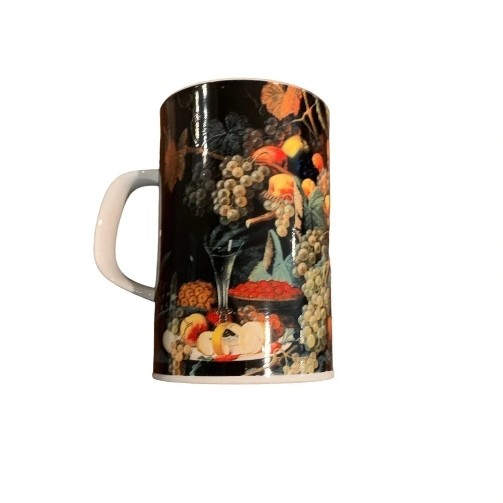Still Life With Fruit Coffee Tea Mugs Severin Roesen Smithsonian Lot of 8